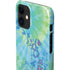 Liquid Blue Tie Dye Peace Heart iPhone 12 Mini Lite Case