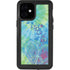 Liquid Blue Tie Dye Peace Heart iPhone 12 Mini Waterproof Case
