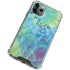 Liquid Blue Tie Dye Peace Heart iPhone 12 Pro Max Clear Case