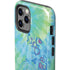 Liquid Blue Tie Dye Peace Heart iPhone 12 Pro Max Impact Case