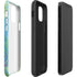 Liquid Blue Tie Dye Peace Heart iPhone 12 Pro Max Impact Case
