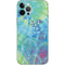 Liquid Blue Tie Dye Peace Heart iPhone 12 Pro Skin