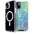 Liquid Blue Tie Dye Peace Heart iPhone 13 MagSafe Case