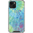 Liquid Blue Tie Dye Peace Heart iPhone 13 Mini Clear Case