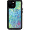 Liquid Blue Tie Dye Peace Heart iPhone 13 Mini Waterproof Case