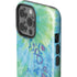 Liquid Blue Tie Dye Peace Heart iPhone 13 Pro Max Impact Case