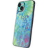 Liquid Blue Tie Dye Peace Heart iPhone 14 Plus Skin