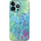 Liquid Blue Tie Dye Peace Heart iPhone 14 Pro Skin