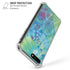 Liquid Blue Tie Dye Peace Heart iPhone 7/8 Plus Clear Case