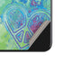 Liquid Blue Tie Dye Peace Heart iPhone SE (2nd & 3rd Gen) Skin