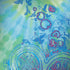 Liquid Blue Tie Dye Peace Heart iPhone X Pro Case