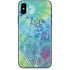 Liquid Blue Tie Dye Peace Heart iPhone XS Skin