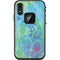 Liquid Blue Tie Dye Peace Heart LifeProof Fre iPhone Skin