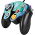 Liquid Blue Tie Dye Peace Heart Nintendo GameCube Controller Skin