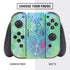 Liquid Blue Tie Dye Peace Heart Nintendo Switch Bundle Skin