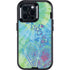 Liquid Blue Tie Dye Peace Heart Otterbox Defender iPhone Skin
