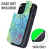 Liquid Blue Tie Dye Peace Heart Otterbox Defender iPhone Skin