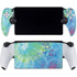 Liquid Blue Tie Dye Peace Heart PlayStation Portal Remote Player Skin