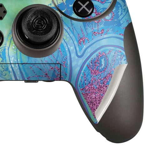 Liquid Blue Tie Dye Peace Heart PlayStation Scuf Vantage 2 Controller Skin