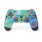 Liquid Blue Tie Dye Peace Heart PS4 Controller Skin