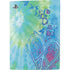 Liquid Blue Tie Dye Peace Heart PS5 Console Skin