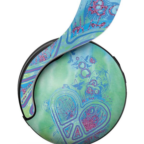 Liquid Blue Tie Dye Peace Heart PULSE 3D Wireless Headset for PS5 Skin