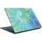 Liquid Blue Tie Dye Peace Heart Surface Laptop Skin