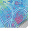 Liquid Blue Tie Dye Peace Heart Surface Laptop Studio Skin