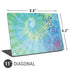Liquid Blue Tie Dye Peace Heart Universal Laptop 11in (8.8 x 6.2in) Skin