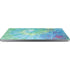 Liquid Blue Tie Dye Peace Heart Universal Laptop 12in (9.8 x 6.8in) Skin