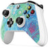 Liquid Blue Tie Dye Peace Heart Xbox One S All-Digital Edition Bundle Skin