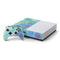 Liquid Blue Tie Dye Peace Heart Xbox One S Console and Controller Bundle Skin