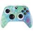 Liquid Blue Tie Dye Peace Heart Xbox Series S Controller Skin