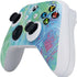 Liquid Blue Tie Dye Peace Heart Xbox Series S Controller Skin