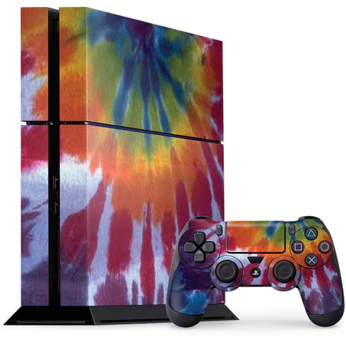 Tie Dye Tie Dye PS4 Console and Controller Bundle Skin