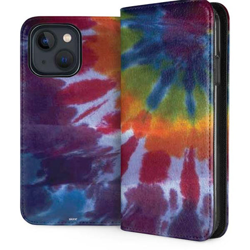 Tie Dye Tie Dye iPhone 15 Folio Case