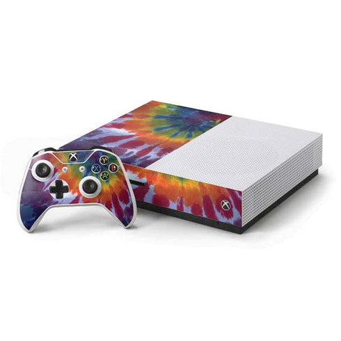 Tie Dye Tie Dye Xbox One S Console and Controller Bundle Skin