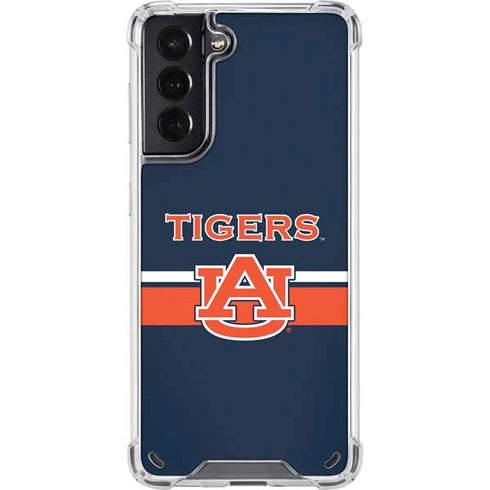 Auburn University Tigers AU Galaxy S21 5G Clear Case