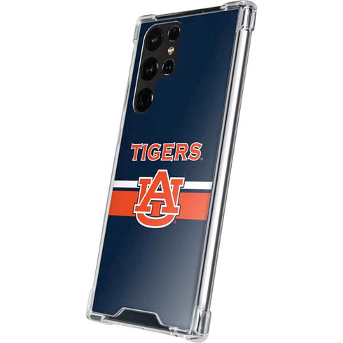 Auburn University Tigers AU Galaxy S22 Ultra Clear Case