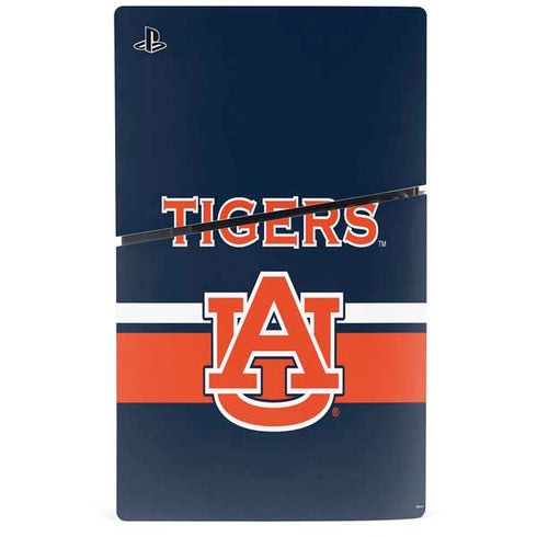 Auburn University Tigers AU PS5 Slim Digital Edition Bundle Skin