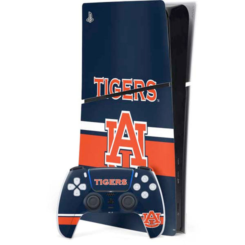 Auburn University Tigers AU PS5 Slim Digital Edition Console Skin