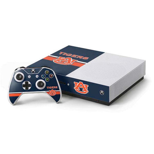 Auburn University Tigers AU Xbox One S Console and Controller Bundle Skin