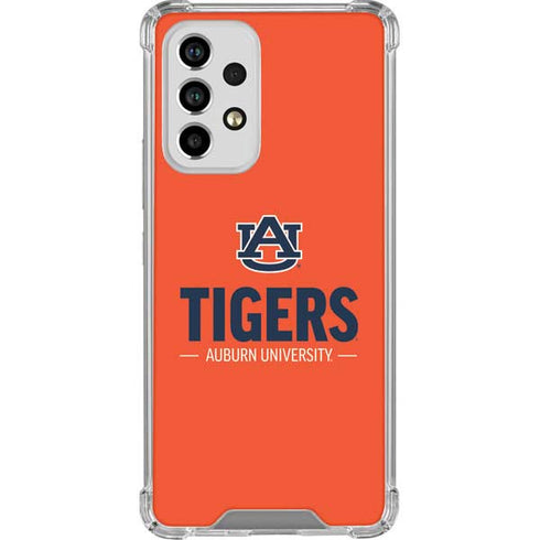 Auburn University Tigers Athletics Galaxy A53 5G Clear Case