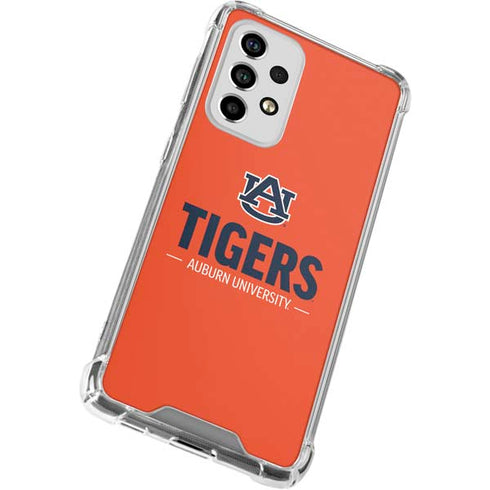Auburn University Tigers Athletics Galaxy A53 5G Clear Case