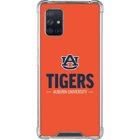 Auburn University Tigers Athletics Galaxy A71 5G Clear Case