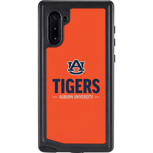 Auburn University Tigers Athletics Galaxy Note 10 Waterproof Case