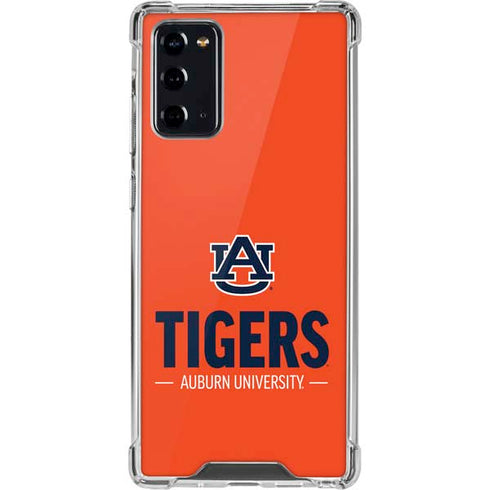 Auburn University Tigers Athletics Galaxy Note20 5G Clear Case