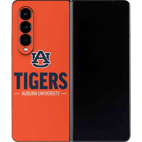 Auburn University Tigers Athletics Galaxy Z Fold4 5G Skin