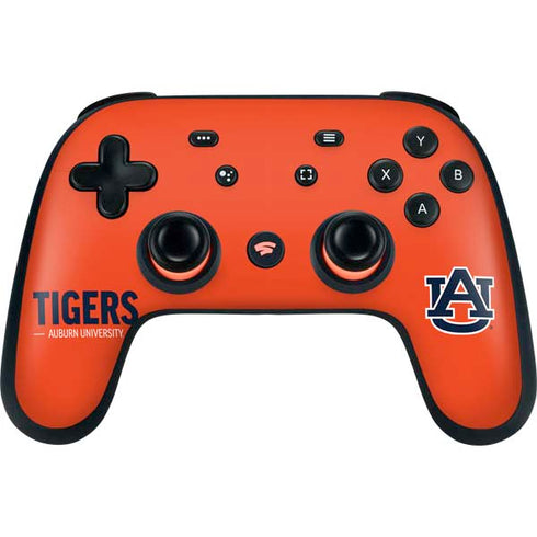 Auburn University Tigers Athletics Google Stadia Controller Skin