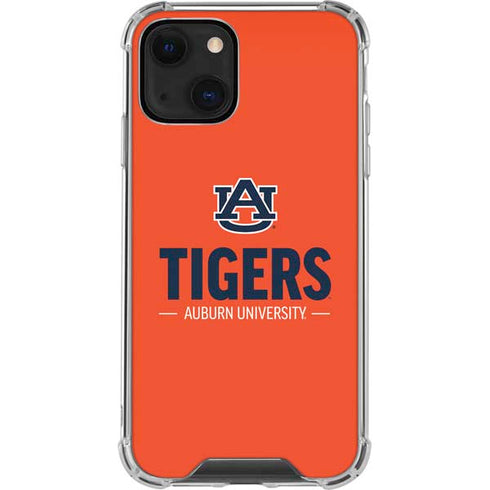 Auburn University Tigers Athletics iPhone 14 Plus Clear Case